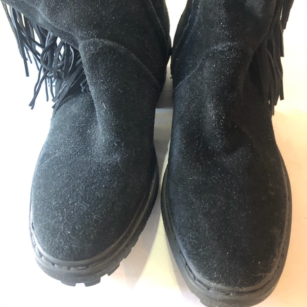 New Sam Edelman Tilden Faux Fur Fringed Boots 5.5 - Picture 6 of 8